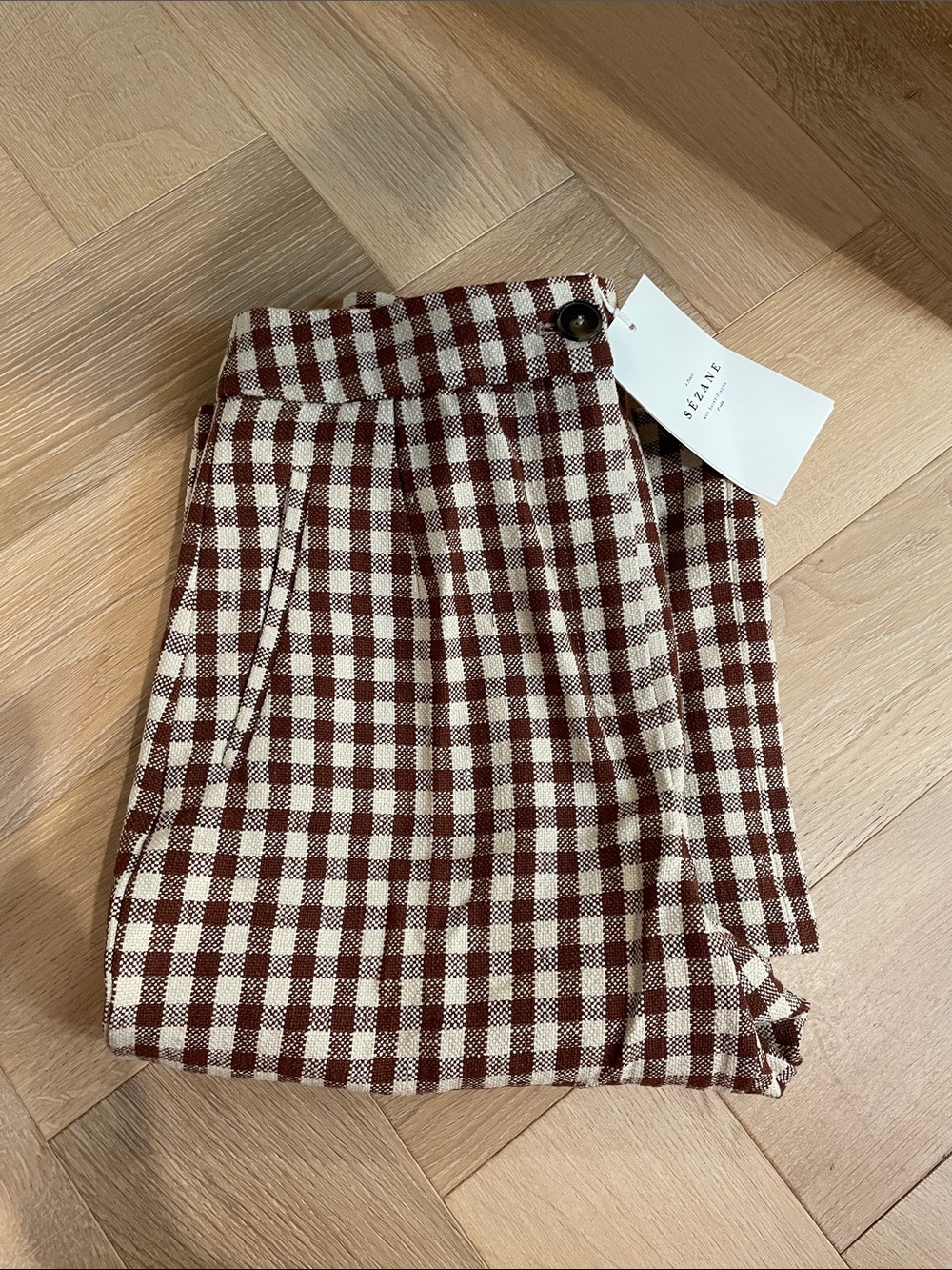 NWT Sezane MARTIN CROP TROUSERS in Size 36/ US size 4 - Picture 8 of 8